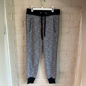 Green Tea size small gray black white athleisure athletic jogger pants